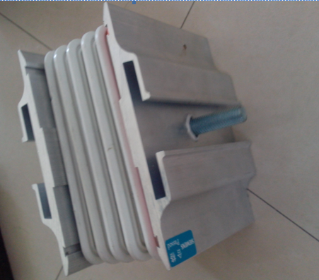 DMC busbar joint insulation plate showing precise mounting hole configuration