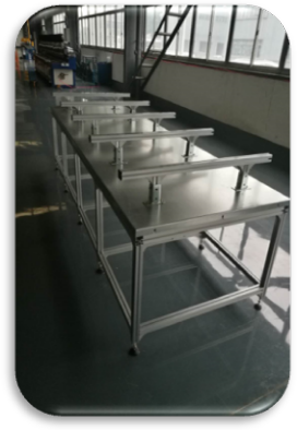 Direct integration of the aluminum packing platform with automated polyester film forming and wrapping machines