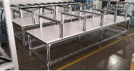 Busbar packing platform Ergonomic 800mm height busbar conductor wrapping station for automated production lines