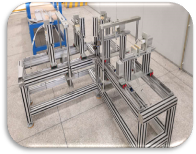 Semi-automated fabrication elbow busbar assembly machine overview