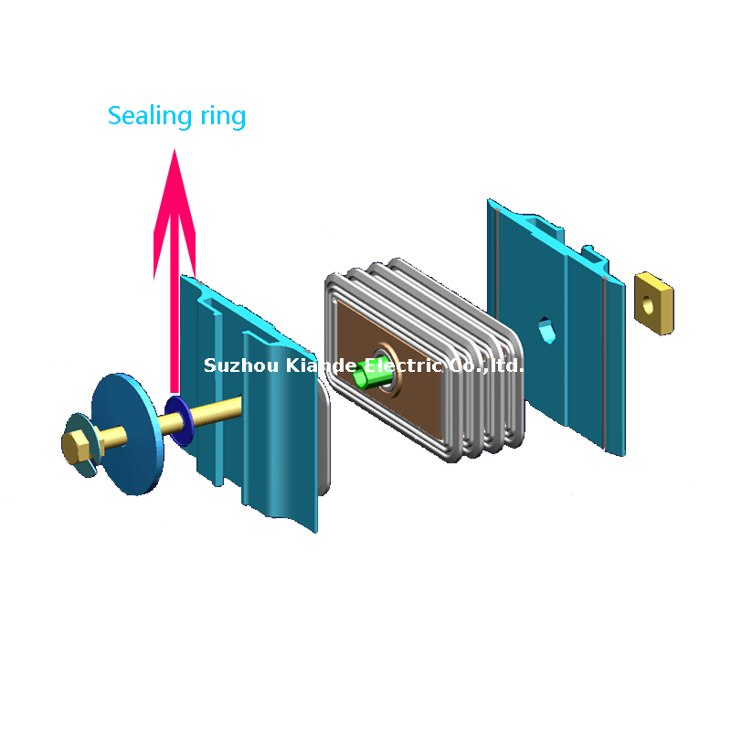 sealing rings Silicon rubber sealing ring for busbar joint protection and tensile bolt fixing