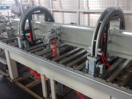 Heavy-duty steel framework of the busway housing assembly machine