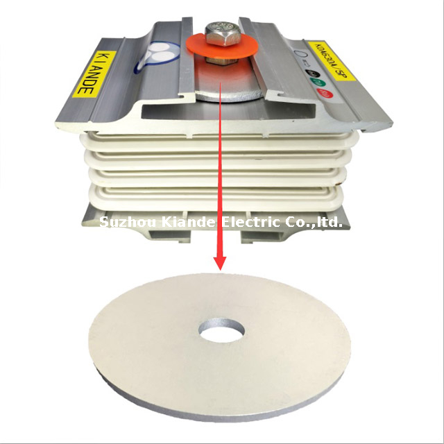 Zinc-plated Belleville washer designed for busbar joint connections providing sustained elastic load