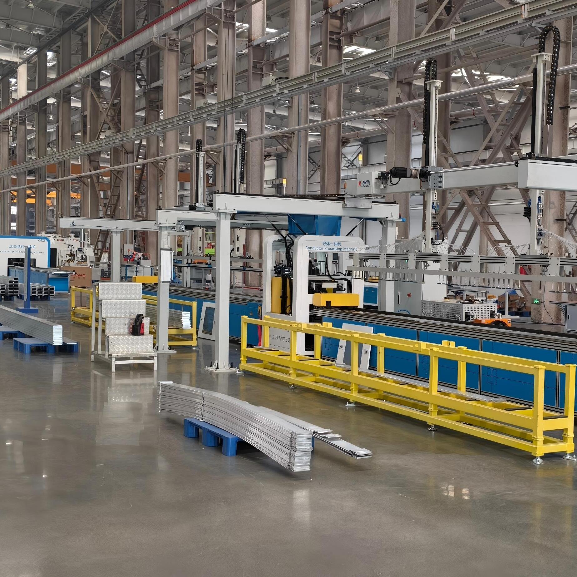 Automatic conductor joggling machine