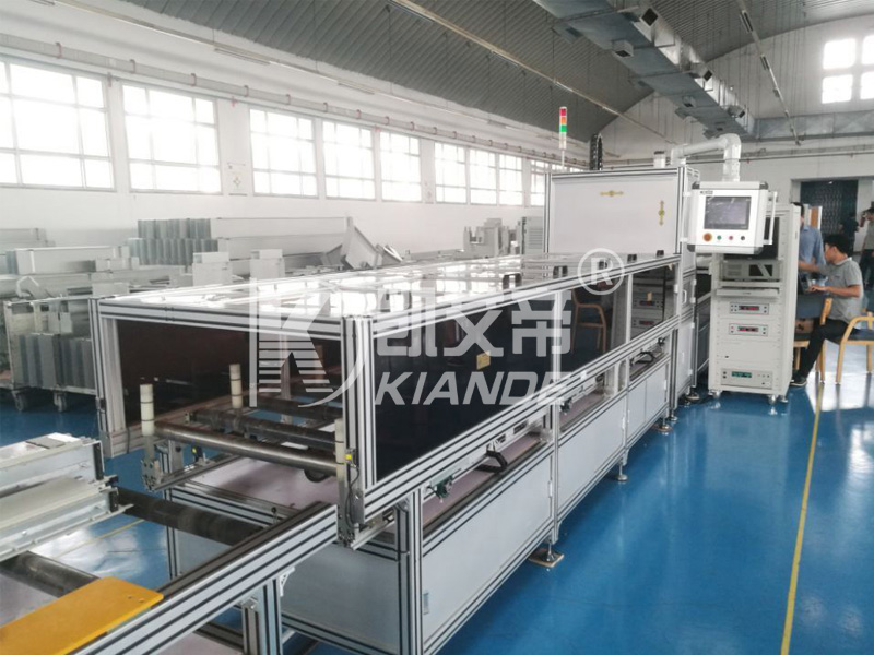 Automated Busbar Inspection Machine executing safety tests
