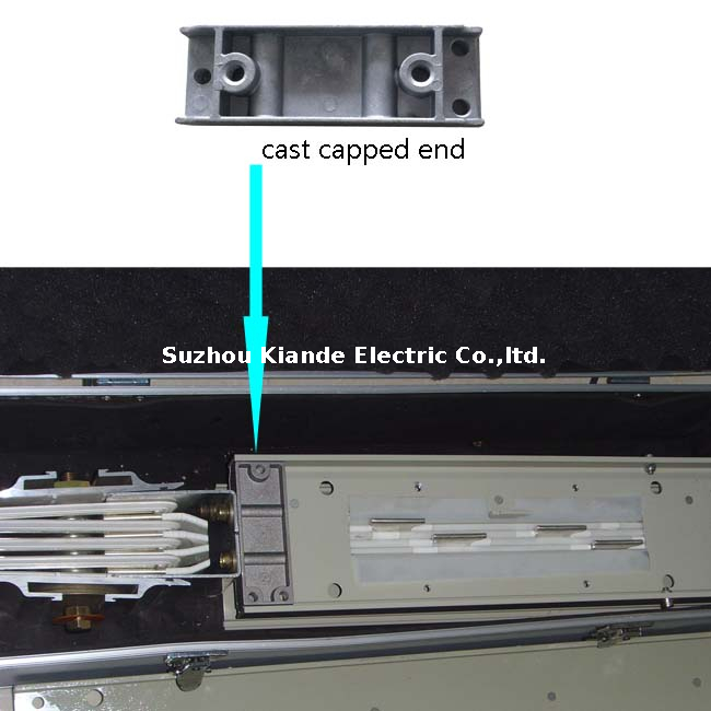 Aluminum Effective Casting Capped End for Busbar Trunking System 